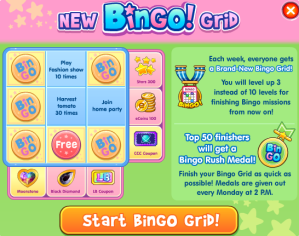 Start Bingo