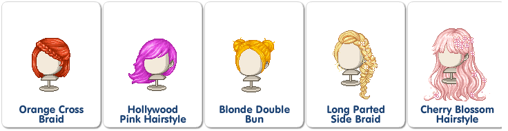 New Hair Girls April