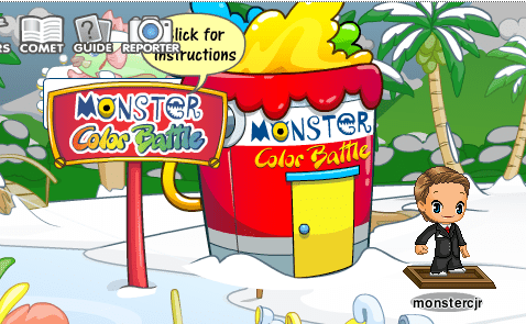 monster color battle outside